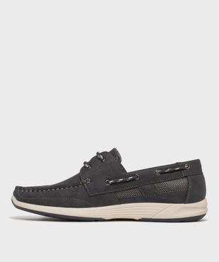 Chaussures bateau avec semelle intérieure cuir homme - Urban Steps vue4 - URBAN STEPS - GEMO