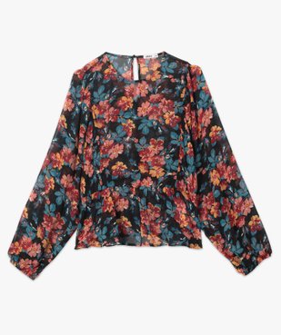 Blouse femme en voile avec manches chauve-souris vue4 - GEMO(FEMME PAP) - GEMO