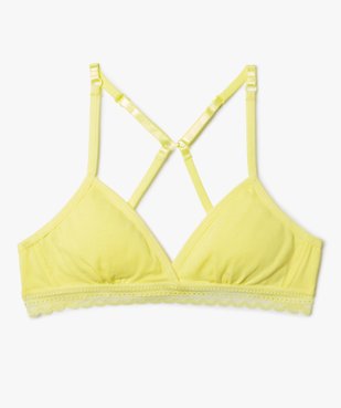 Soutien-gorge fille triangle idéal dos nageur vue1 - GEMO C4G FILLE - GEMO