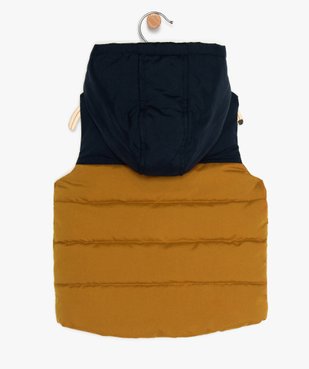 Doudoune bébé garçon sans manches avec capuche vue3 - GEMO(BEBE DEBT) - GEMO