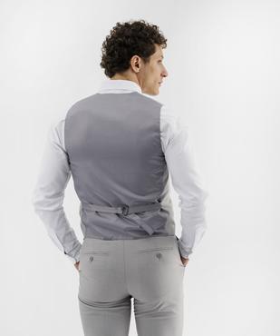 Gilet de costume homme 5 boutons vue3 - GEMO 4G HOMME - GEMO