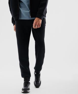 Pantalon de jogging avec poches zippées homme vue2 - GEMO (HOMME) - GEMO