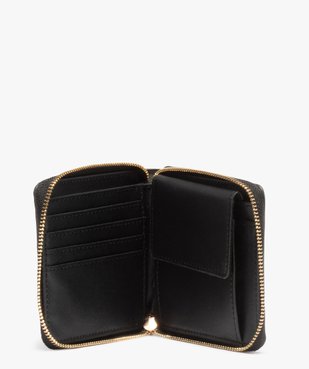 Porte-monnaie femme en matière texturée vue3 - GEMO (ACCESS) - GEMO