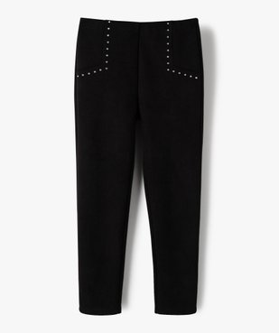 Leggings fille avec strass sur l’avant vue1 - GEMO (ENFANT) - GEMO