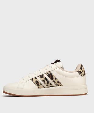 Baskets Grand Court 3.0 femme - Adidas vue3 - ADIDAS - GEMO