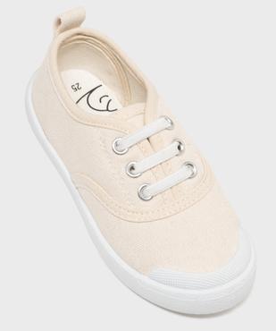 Tennis en toile à lacets élastiques garçon - 5 Miles vue5 - 5 MILES GEMO FOR GOOD - GEMO