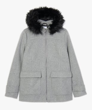 Manteau femme court à capuche fantaisie vue5 - GEMO(FEMME PAP) - GEMO