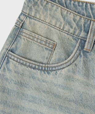 Jean loose en denim délavé garçon vue3 - GEMO 4G GARCON - GEMO