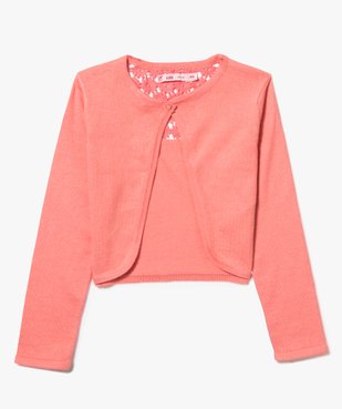 Gilet forme boléro avec dos en dentelle vue1 - GEMO (ENFANT) - GEMO