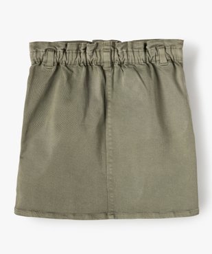 Jupe fille en toile avec taille froncée vue4 - GEMO (ENFANT) - GEMO