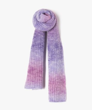 Echarpe en tricot effet tie and dye femme vue1 - GEMO (JUNIOR) - GEMO