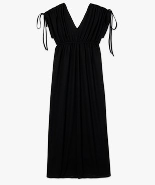 Robe de soirée femme avec manches froncées vue4 - GEMO(FEMME PAP) - GEMO
