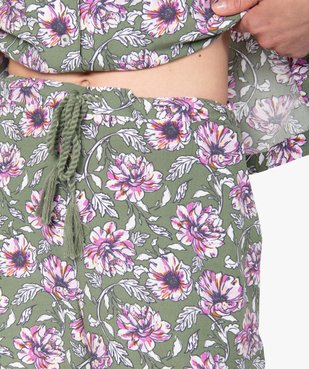 Pantalon de pyjama femme imprimé vue2 - GEMO(HOMWR FEM) - GEMO