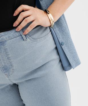 Bermuda en jean à revers femme grande taille vue6 - GEMO 4G GT - GEMO
