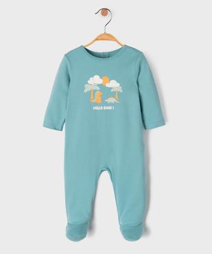 Pyjama dors-bien avec motifs dinosaures bébé garçon vue1 - GEMO 4G BEBE - GEMO