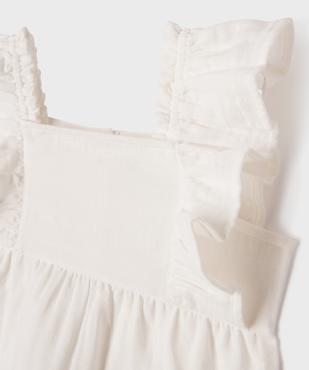 Blouse sans manches à volants coupe ample fille vue2 - GEMO 4G FILLE - GEMO