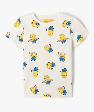 Tee-shirt manches courtes à motifs garçon - Les minions vue1 - MINIONS - GEMO