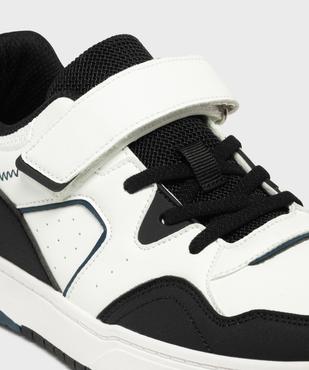 Baskets à scratch bicolore garçon - 5 Miles vue6 - 5 MILES - GEMO