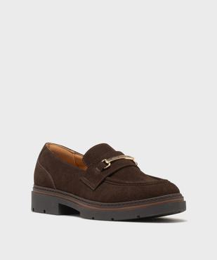 Mocassins en suédine femme - LuluCastagnette vue3 - LULUCASTAGNETTE - GEMO