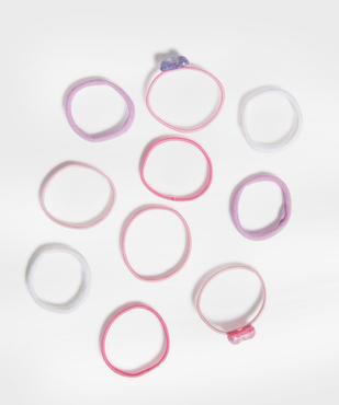 Elastiques cheveux fille motifs coeurs (lot de 10) vue3 - GEMO (ACCESS) - GEMO