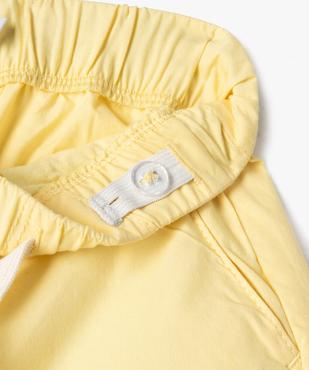 Bermuda en coton léger à taille élastique garçon vue4 - GEMO (ENFANT) - GEMO