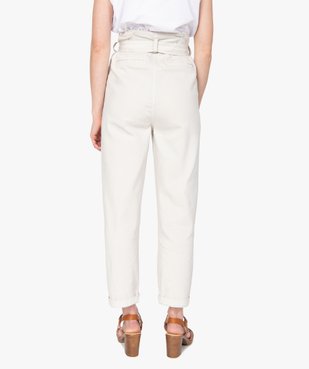 Pantalon femme taille haute - Lulu Castagnette vue3 - GEMO(FEMME PAP) - GEMO
