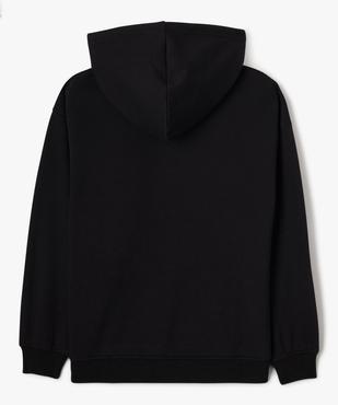 Sweat zippé à capuche fille vue3 - GEMO 4G FILLE - GEMO