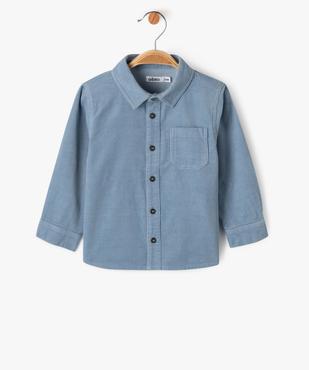 Chemise en velours côtelé bébé garçon vue1 - GEMO(BEBE DEBT) - GEMO