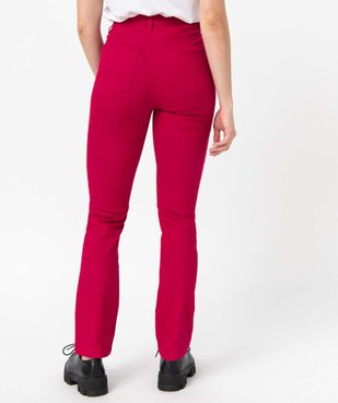 Pantalon femme coupe Regular taille normale vue3 - GEMO 4G FEMME - GEMO