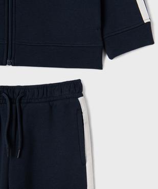 Ensemble 2 pièces sweat zippé et pantalon de jogging garçon vue2 - GEMO (ENFANT) - GEMO
