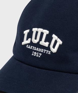 Casquette avec inscription brodée enfant - LuluCastagnette vue3 - LULUCASTAGNETTE - GEMO