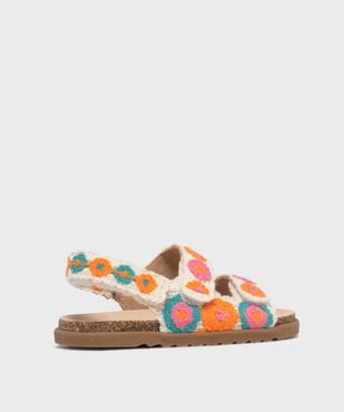 Sandales à scratch en crochet fleuri fille vue4 - LOVELY WINGS - GEMO