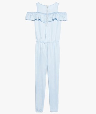 Combinaison fille avec taille élastiquée en Lyocell vue2 - GEMO (JUNIOR) - GEMO