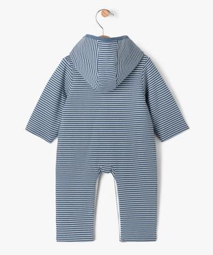 Combinaison pyjama/surpyjama à capuche bébé vue3 - GEMO 4G BEBE - GEMO