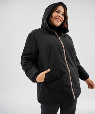 Blouson imperméable à capuche avec doublure chaude femme grande taille vue1 - GEMO (G TAILLE) - GEMO