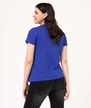 Tee-shirt de grossesse et d'allaitement à motifs vue3 - GEMO (MATER) - GEMO