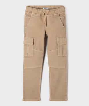 Pantalon cargo 6 poches garçon vue3 - GEMO (ENFANT) - GEMO