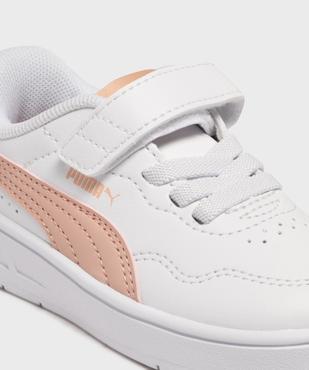 Baskets Court Lally AC fermeture scratch bébé fille - Puma vue6 - PUMA - GEMO