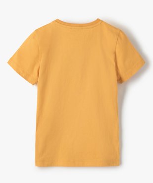 Tee-shirt garçon avec poche poitrine avec motif vue3 - GEMO (ENFANT) - GEMO