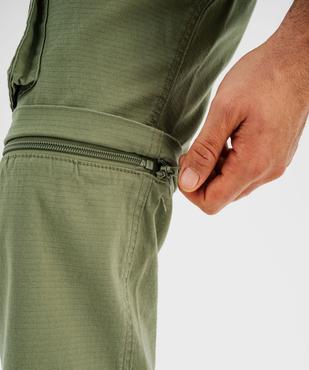 Pantalon cargo 2-en-1 transformable en short homme - Roadsign vue6 - ROADSIGN G4G - GEMO