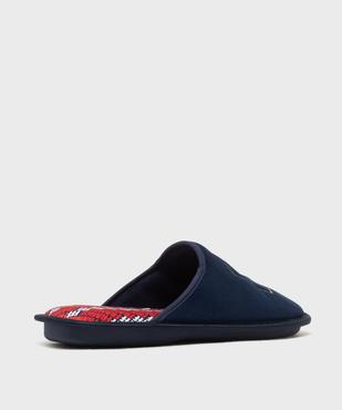 Chaussons mules en volume imprimé football homme - FFF vue4 - FFF - GEMO