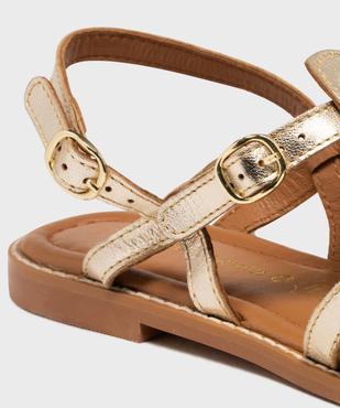 Sandales à brides esprit fisherman en cuir femme - LuluCastagnette vue6 - LULUCASTAGNETTE - GEMO