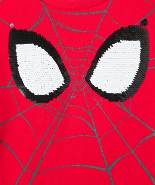 Tee-shirt garçon avec motif en sequins réversibles - Spiderman vue3 - SPIDERMAN - GEMO