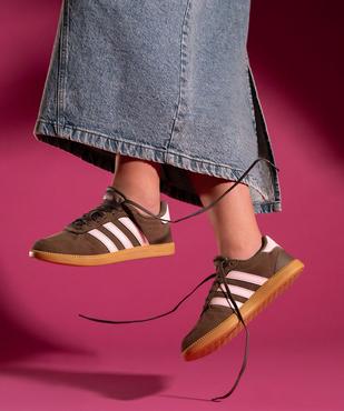 Baskets basses en cuir suédé Breaknet Sleek femme - Adidas vue1 - ADIDAS - GEMO