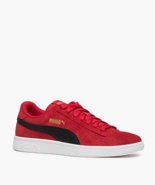 Tennis homme bicolores dessus cuir – Puma Smash V2 vue2 - PUMA - GEMO