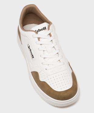 Baskets basses bicolores homme - Schott vue6 - SCHOTT - GEMO