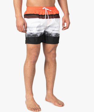 Short de bain homme multicolore vue1 - GEMO (PLAGE) - GEMO