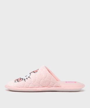 Chaussons mules en velours femme - Hello Kitty vue4 - HELLO KITTY - GEMO