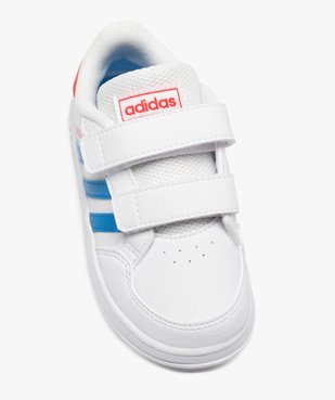 Baskets garçon tricolores à scratchs – Adidas Breaknet vue5 - ADIDAS - GEMO
