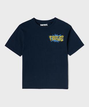Tee-shirt manches courtes avec motif poitrine et dos garçon - Fortnite vue1 - FORTNITE - GEMO